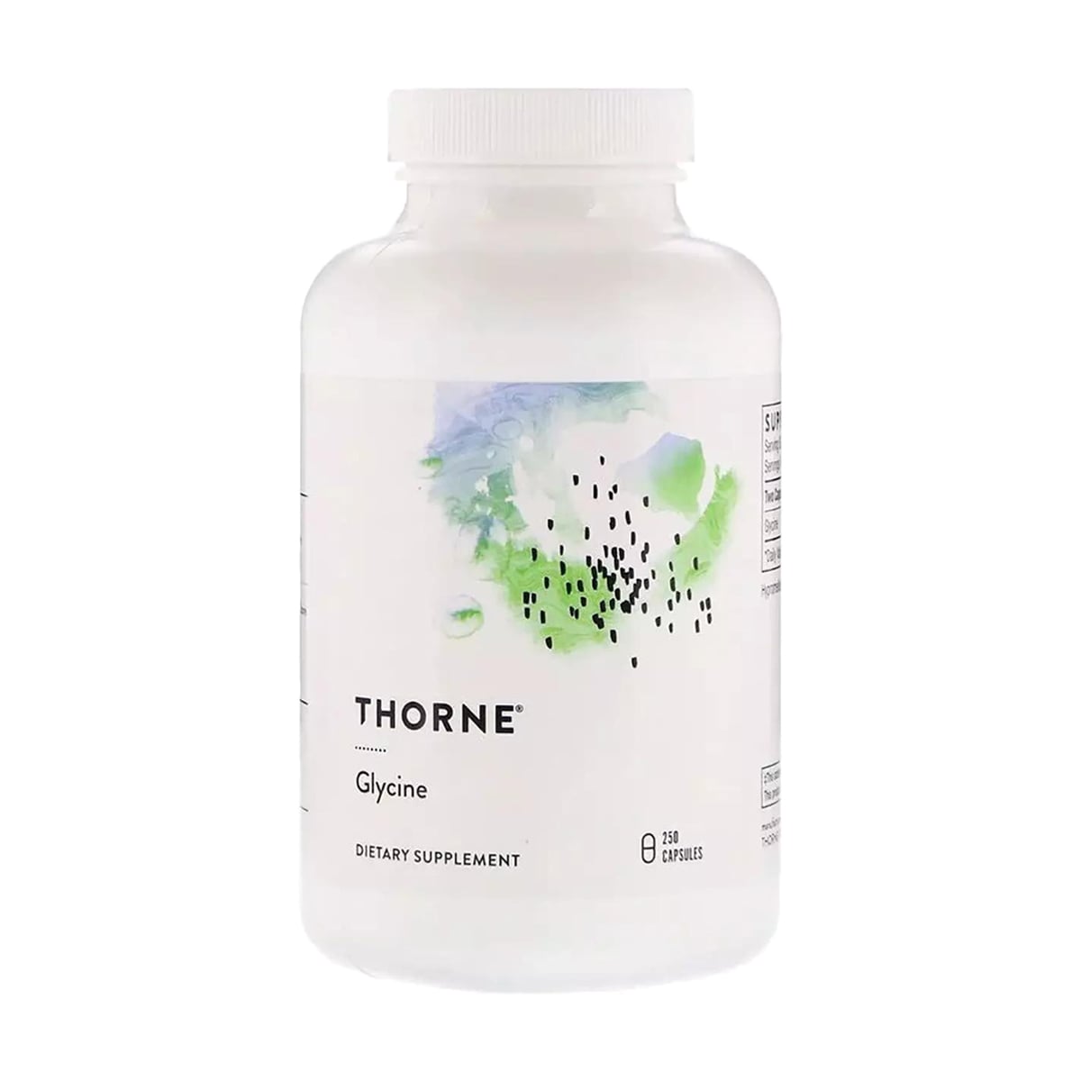 Гліцин Thorne Research Glycine, 250 капсул